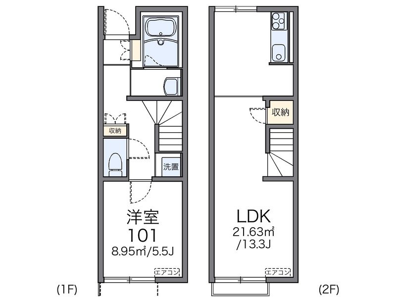 レオネクストパストラル田沼 間取図