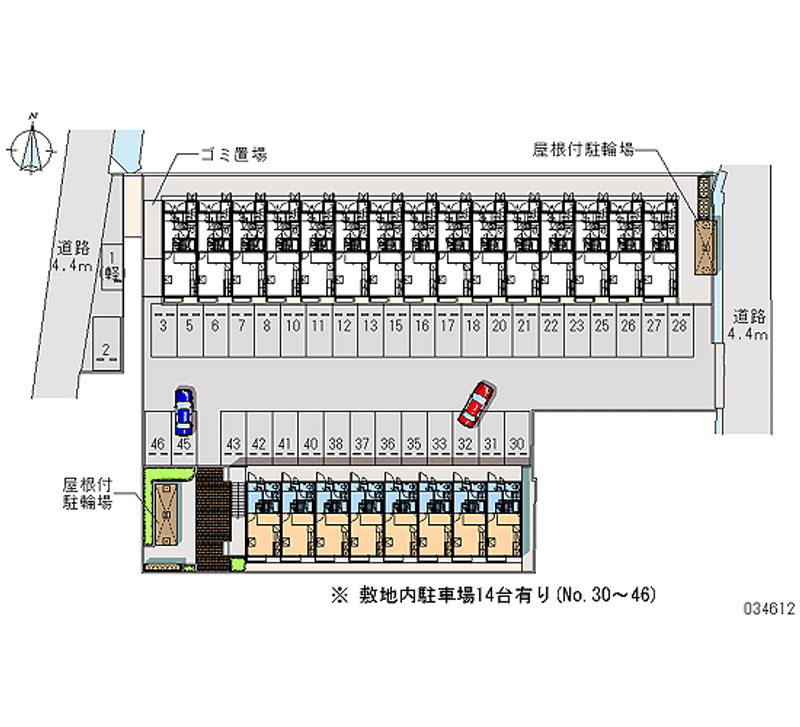 レオパレスセカンド 月極駐車場