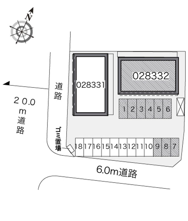 レオパレスアインス 配置図