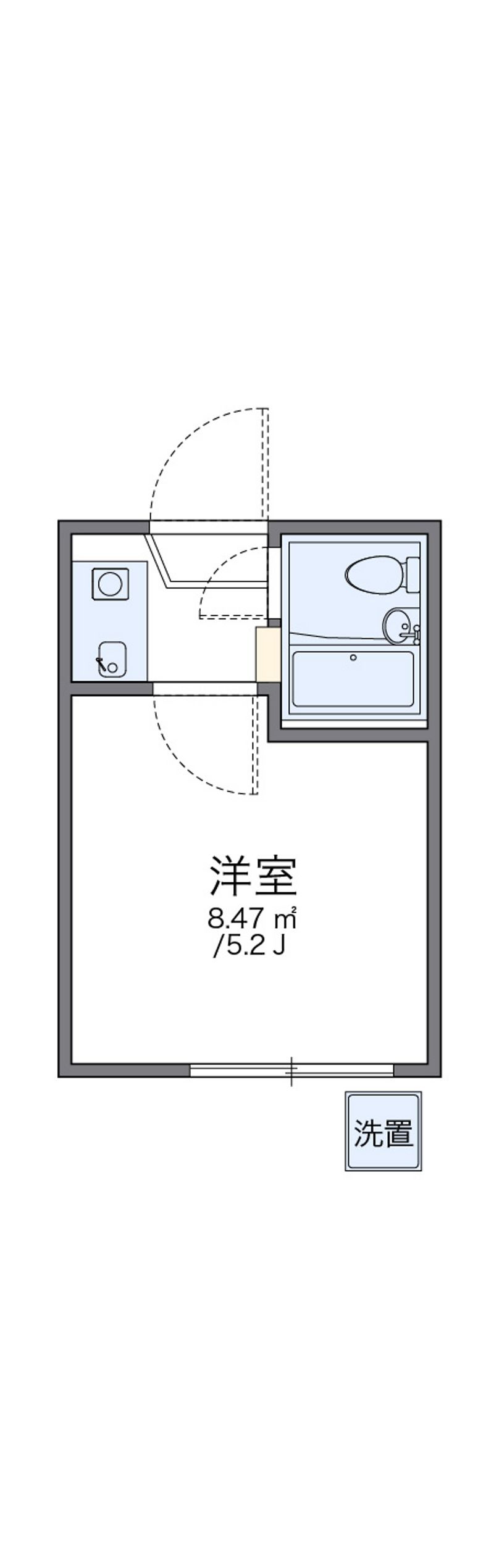 レオパレス南台第３ 間取り