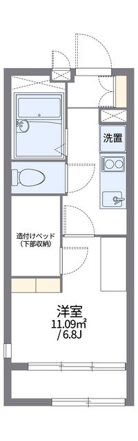 レオパレス鳥羽街道ファミリア 間取り図