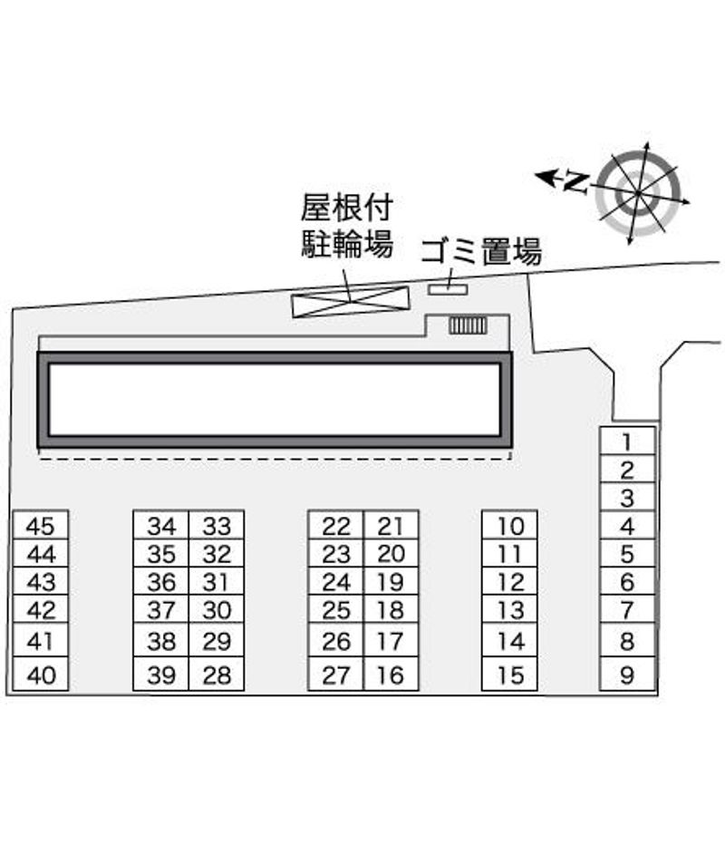 レオパレス猿久保 配置図