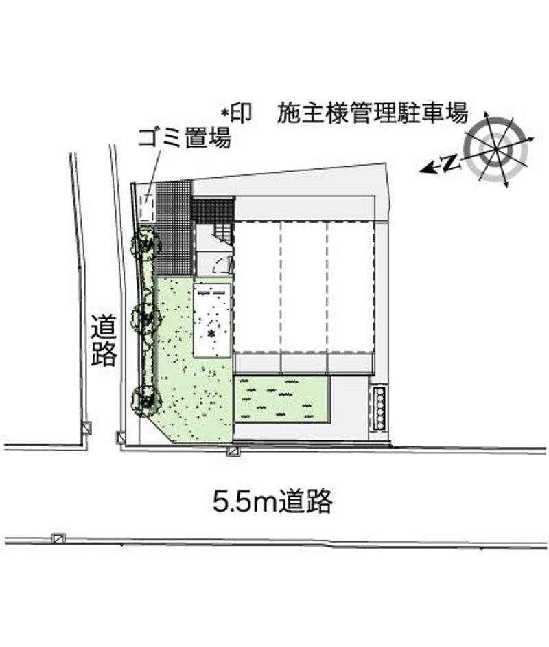 レオパレス衣笠 配置図