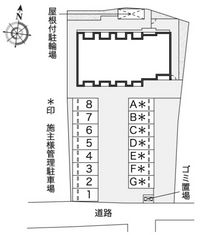 レオネクスト雄町 駐車場