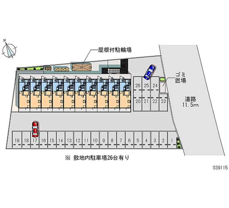 39115 Monthly parking lot