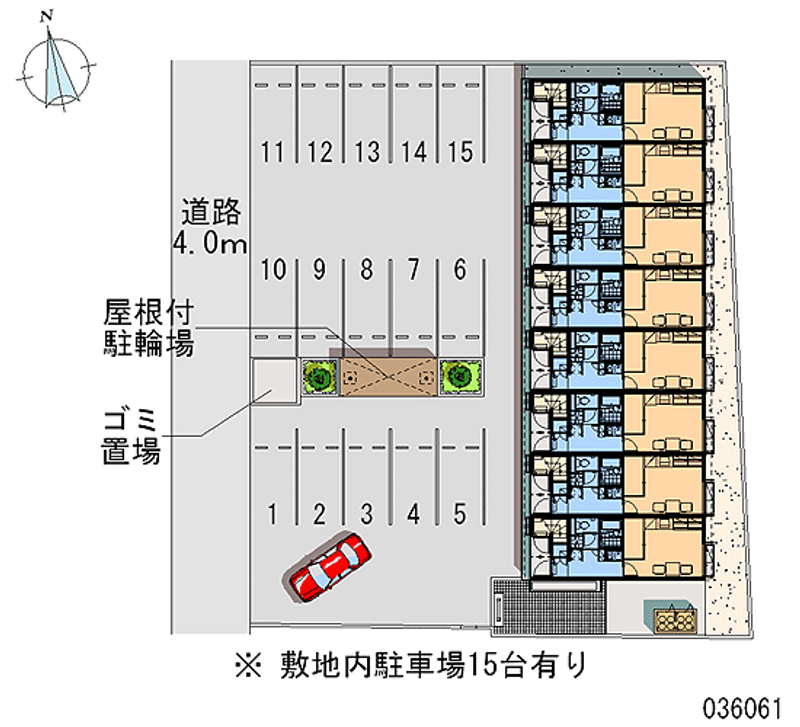 36061 Monthly parking lot