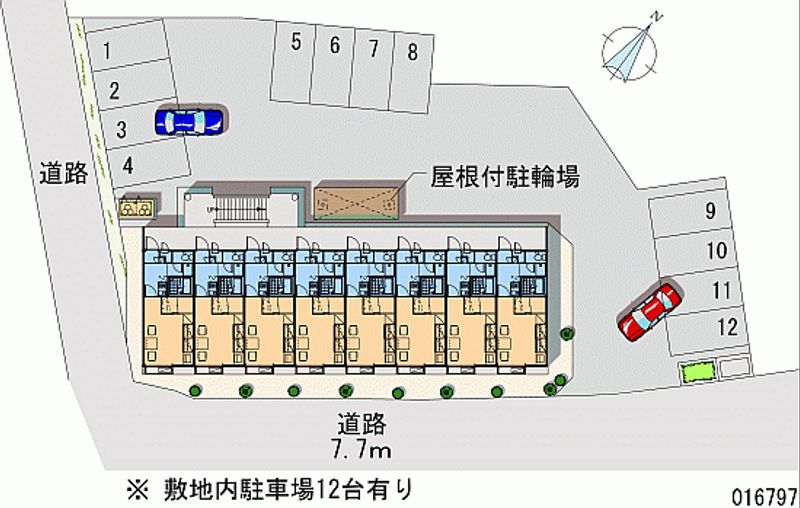 レオパレスカルマーレ 月極駐車場