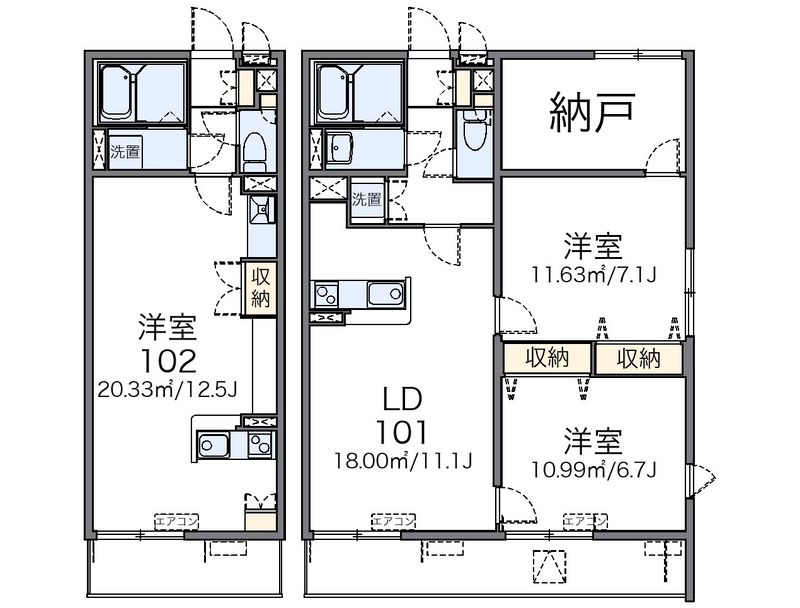 レオネクストリモーネ７ 間取図