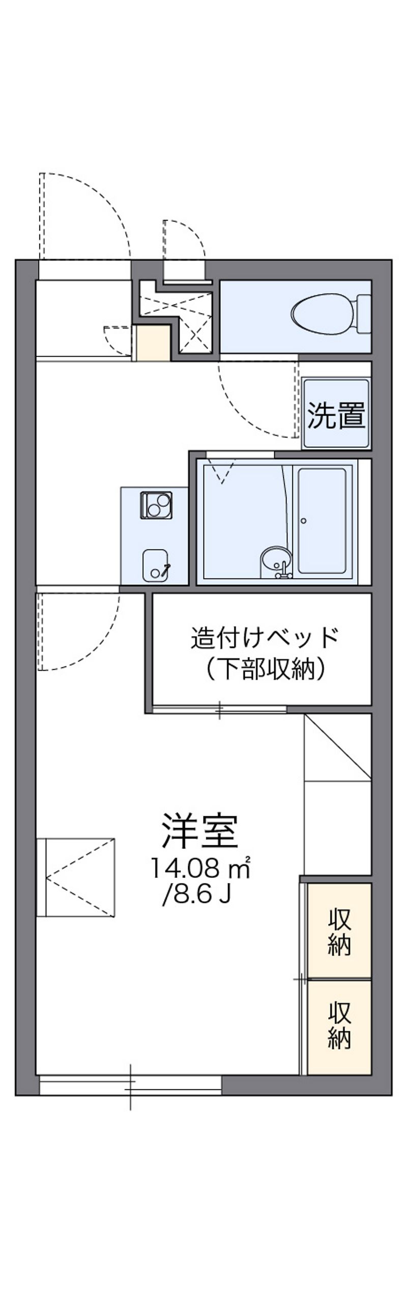 レオパレスＰｅａｒ．Ⅲ 間取図