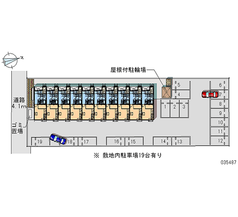 35487月租停車場