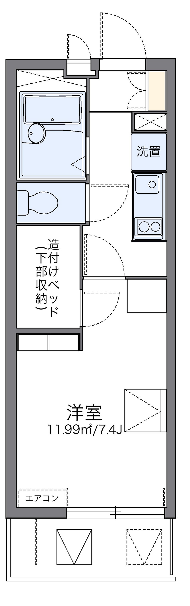 レオパレスシエル 間取り