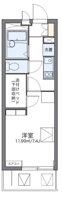 レオパレスシエル 間取り図