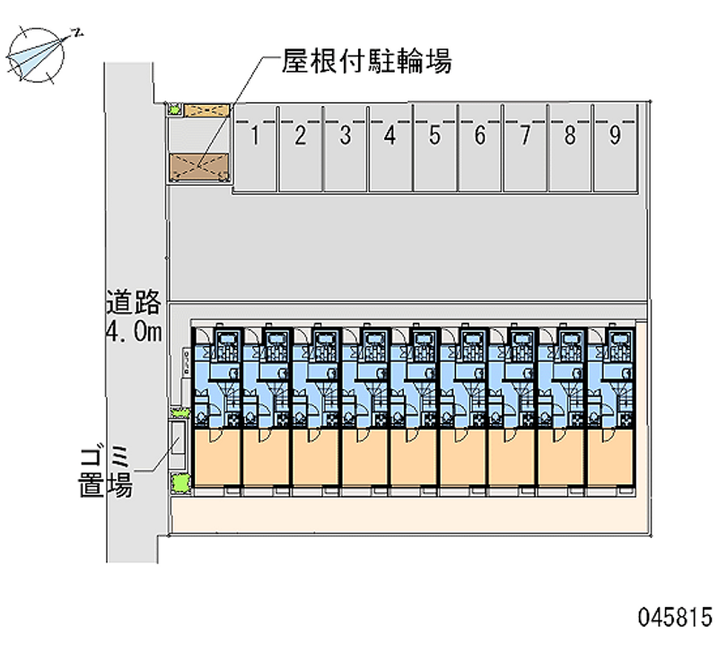 45815 bãi đậu xe hàng tháng