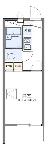 レオパレスＭ＆Ｍ２１四日市 間取り図