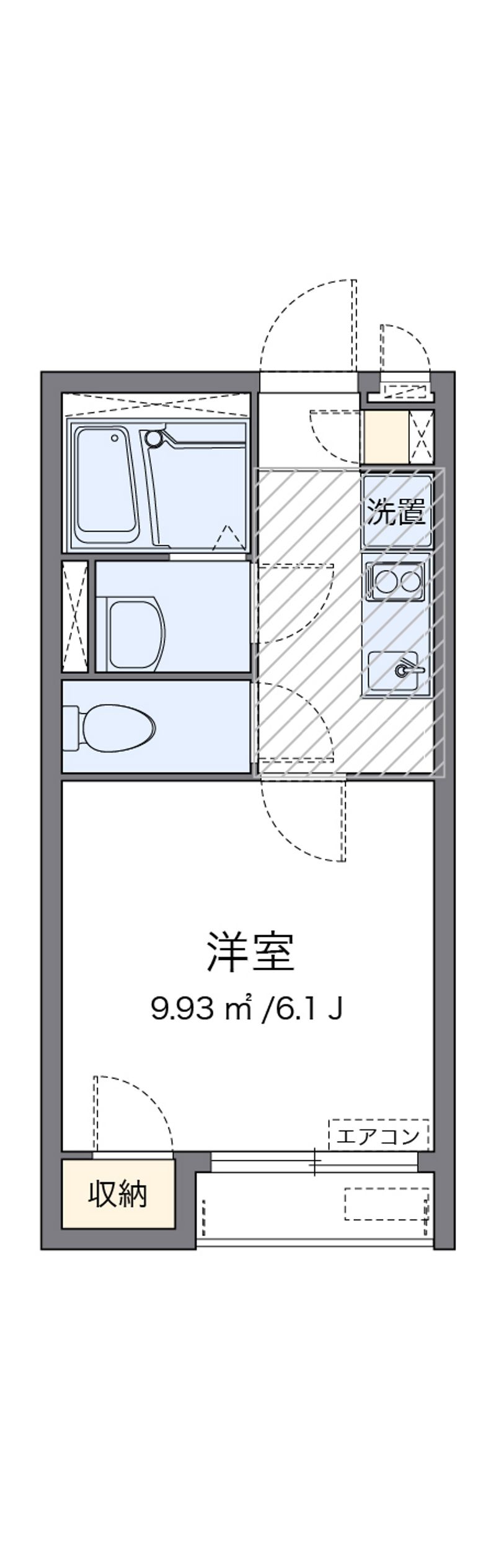 クレイノｍｚ三河島 間取図