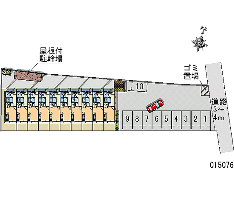 15076 Monthly parking lot