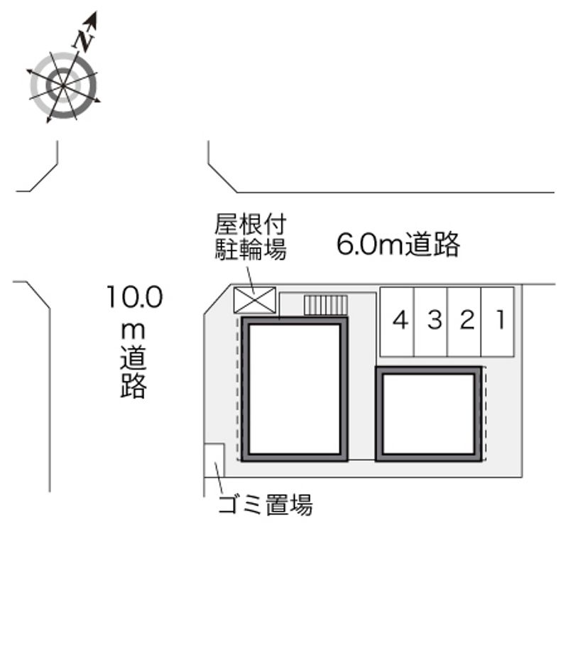 レオパレスリュイソー 配置図