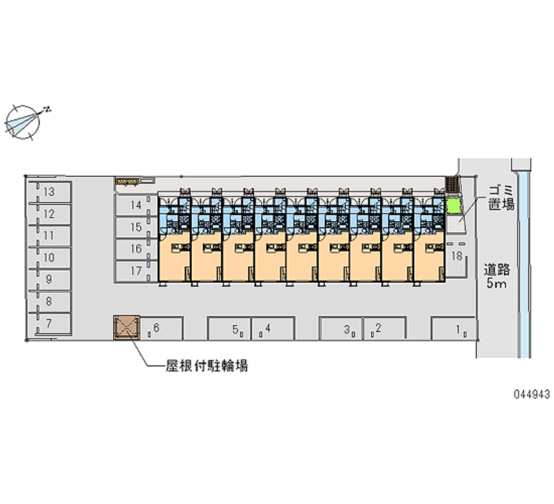 44943 bãi đậu xe hàng tháng