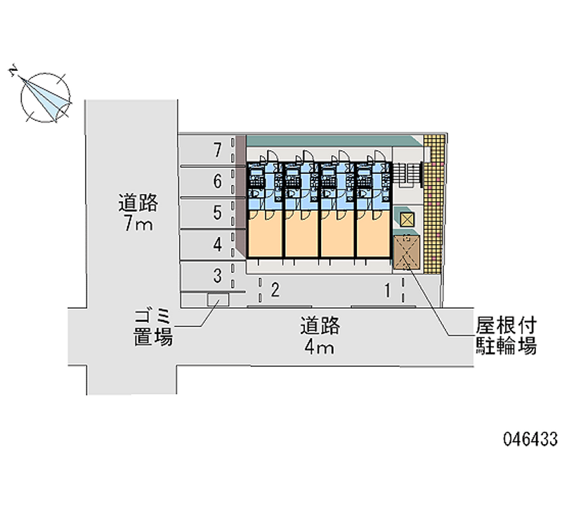 46433 bãi đậu xe hàng tháng