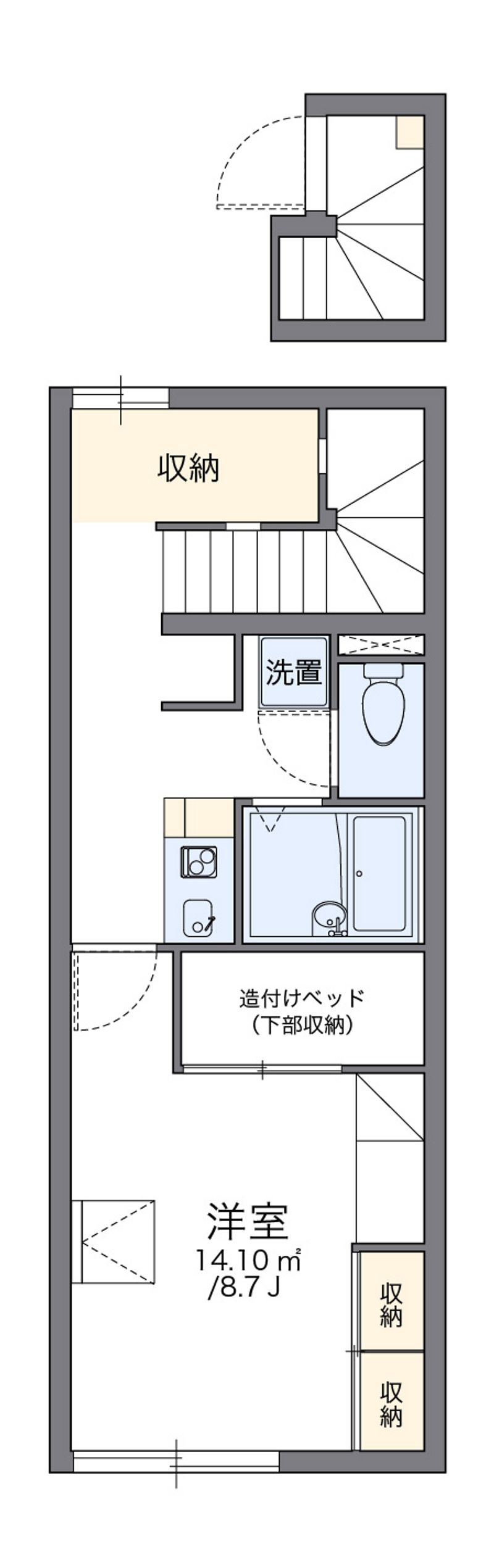 レオパレスＥＬＥＧＡＮＴⅡ 間取図