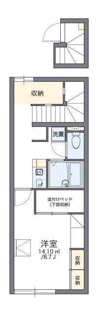 レオパレスＥＬＥＧＡＮＴⅡ 間取り図