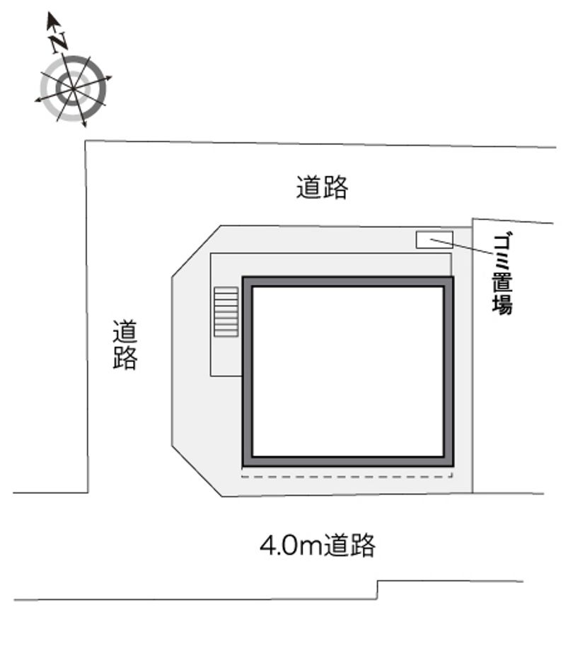 レオパレスアクエリアス西院 配置図