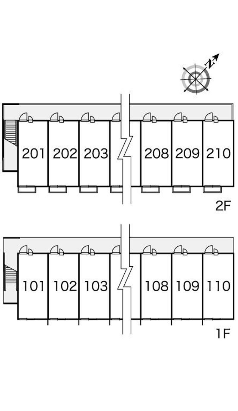 レオパレスサニーヒル 間取り配置図