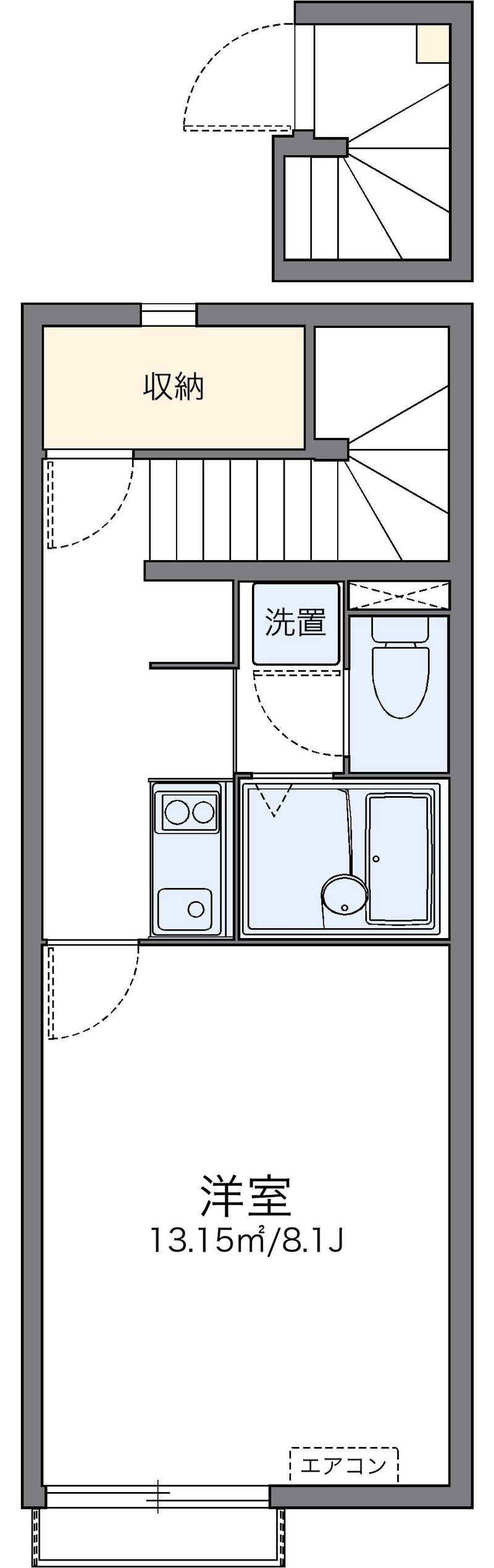 レオネクスト丁田 間取図