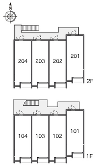 レオネクストＮＡＫＡＪＩＭＡ 間取り配置図