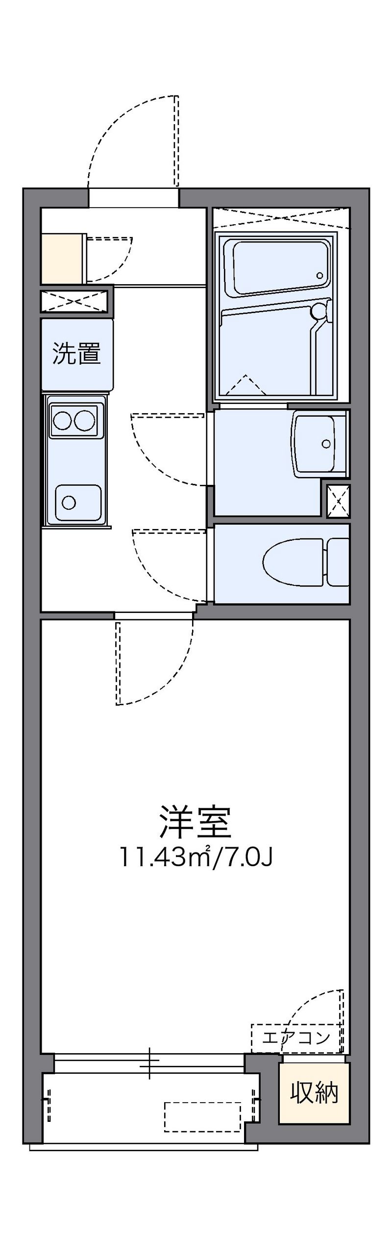 レオネクストやわらぎ 間取図