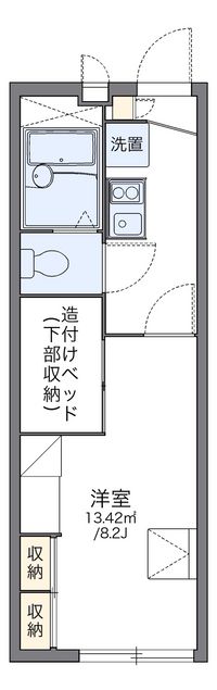 レオパレス神山 間取り図