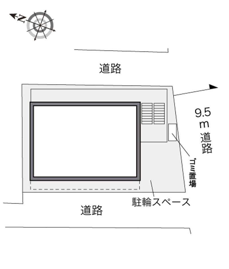 レオパレスＡＳＡＨＩ 配置図