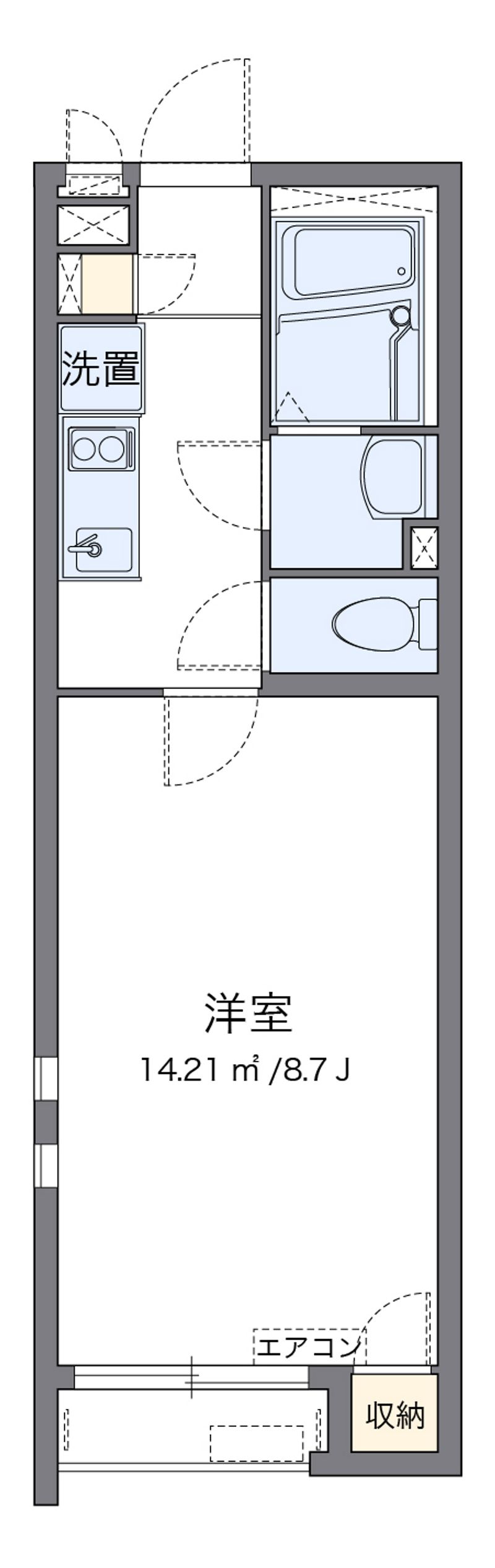 クレイノ城東 間取図