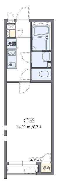 クレイノ城東 間取り図