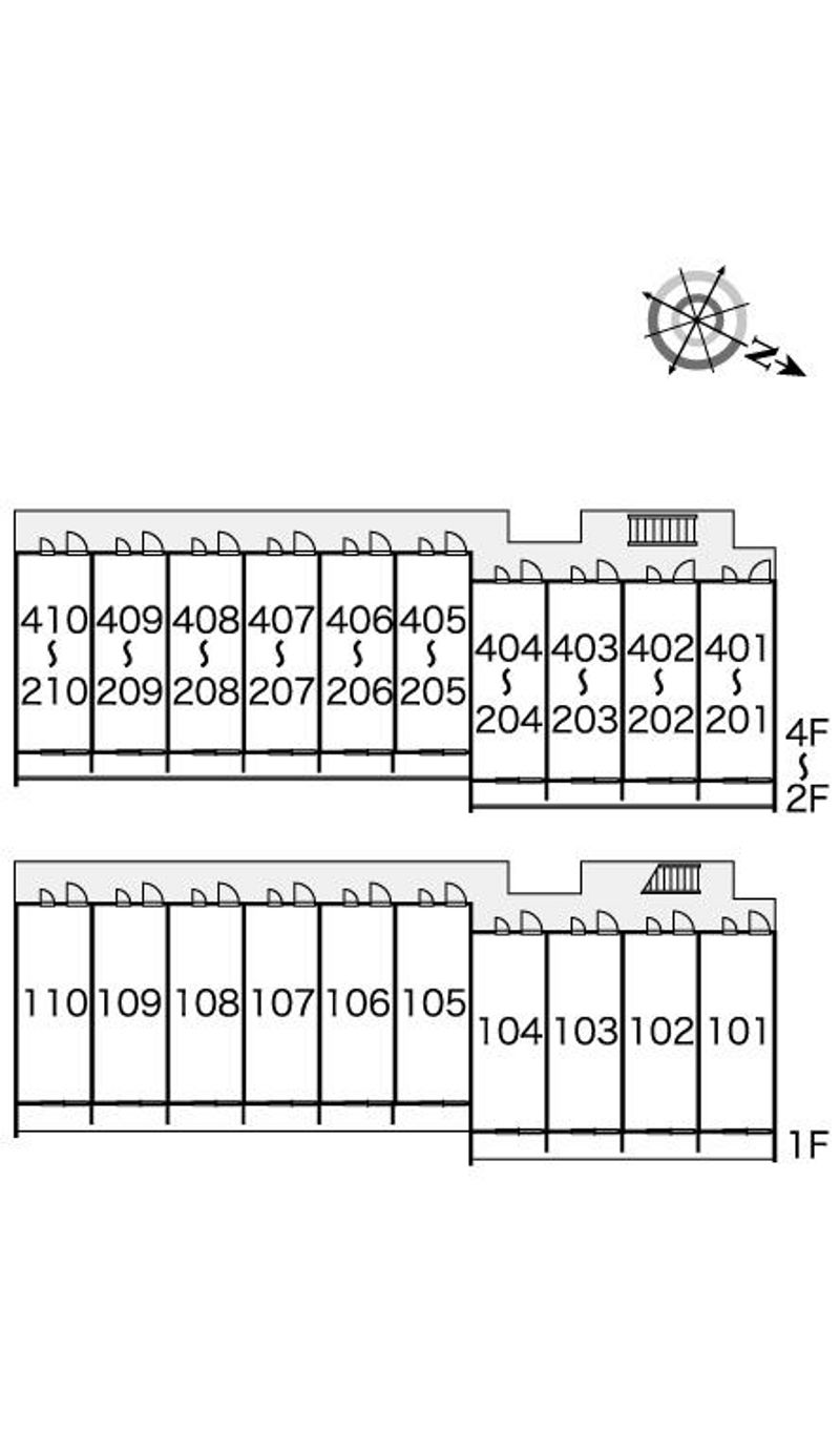 レオパレスヴィオラⅡ 間取配置図