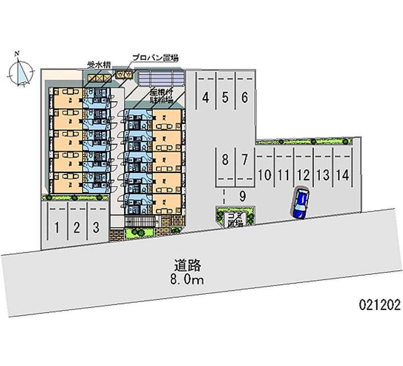 21202 Monthly parking lot