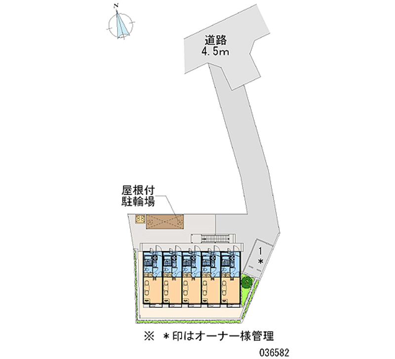 レオパレスＯＴＡＮＩ　Ⅰ 区画図