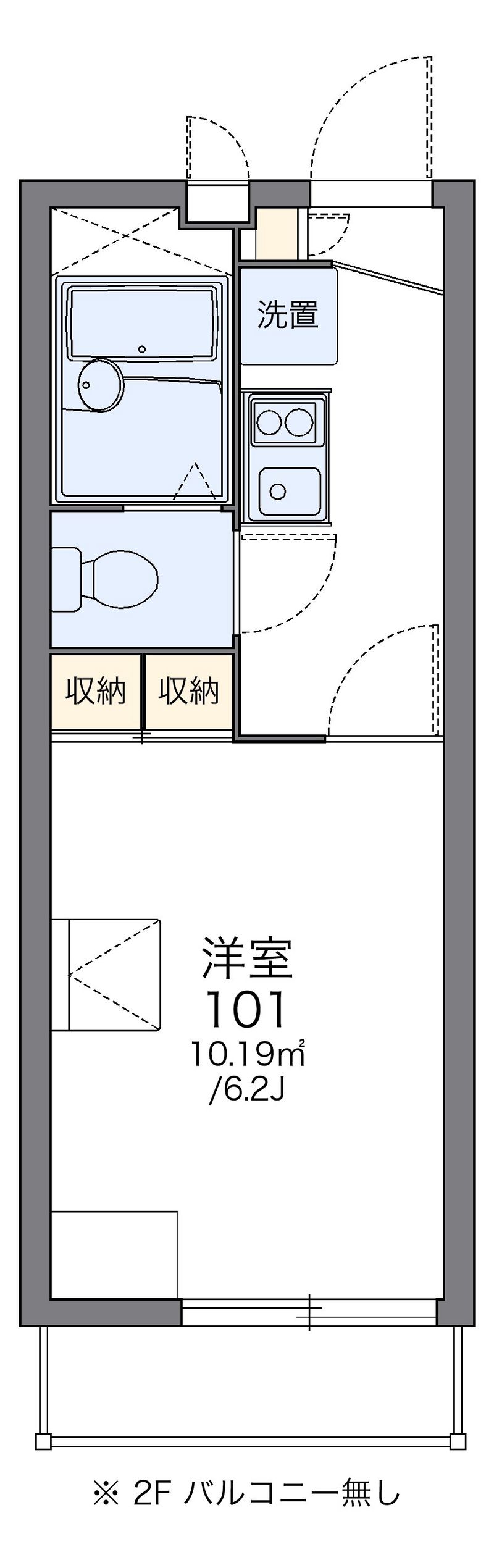 レオパレスＧＡＩＡ 間取図