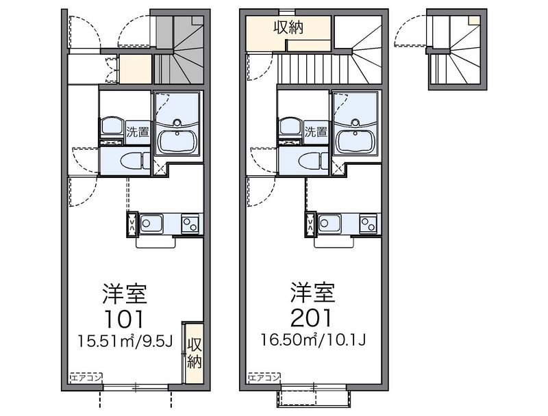 レオネクストオリヴィエⅠ 間取図