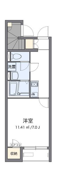 クレイノロイヤル三木 間取り図