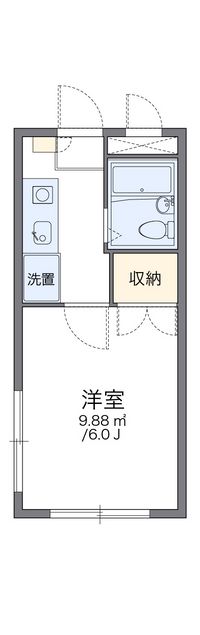 レオパレス新宿 間取図