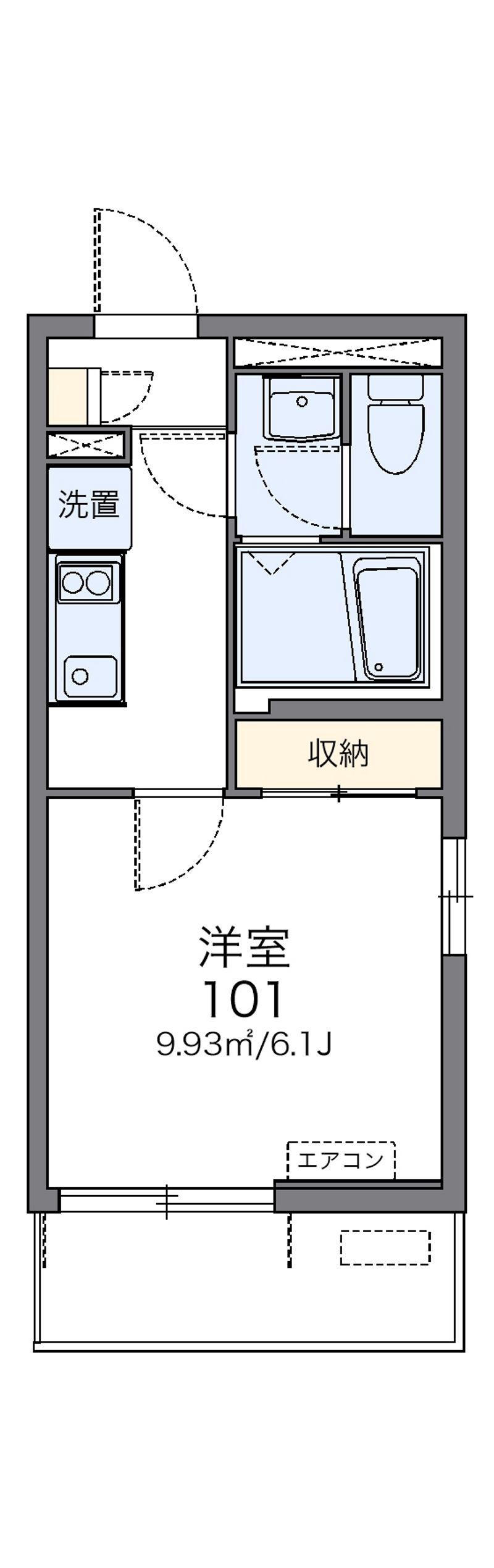 レオネクストジラソーレ 間取図