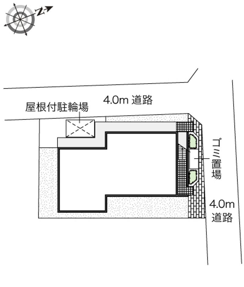 レオパレスコーエイ萩野 配置図