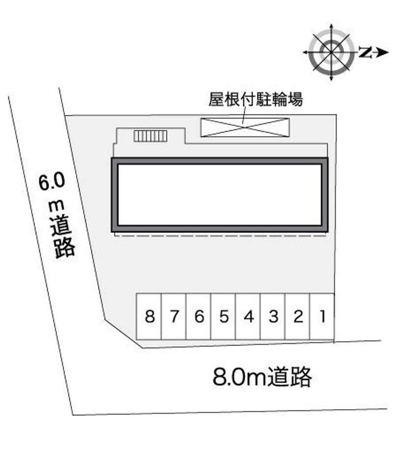 レオパレスＢｉｇ　ハロー 配置図
