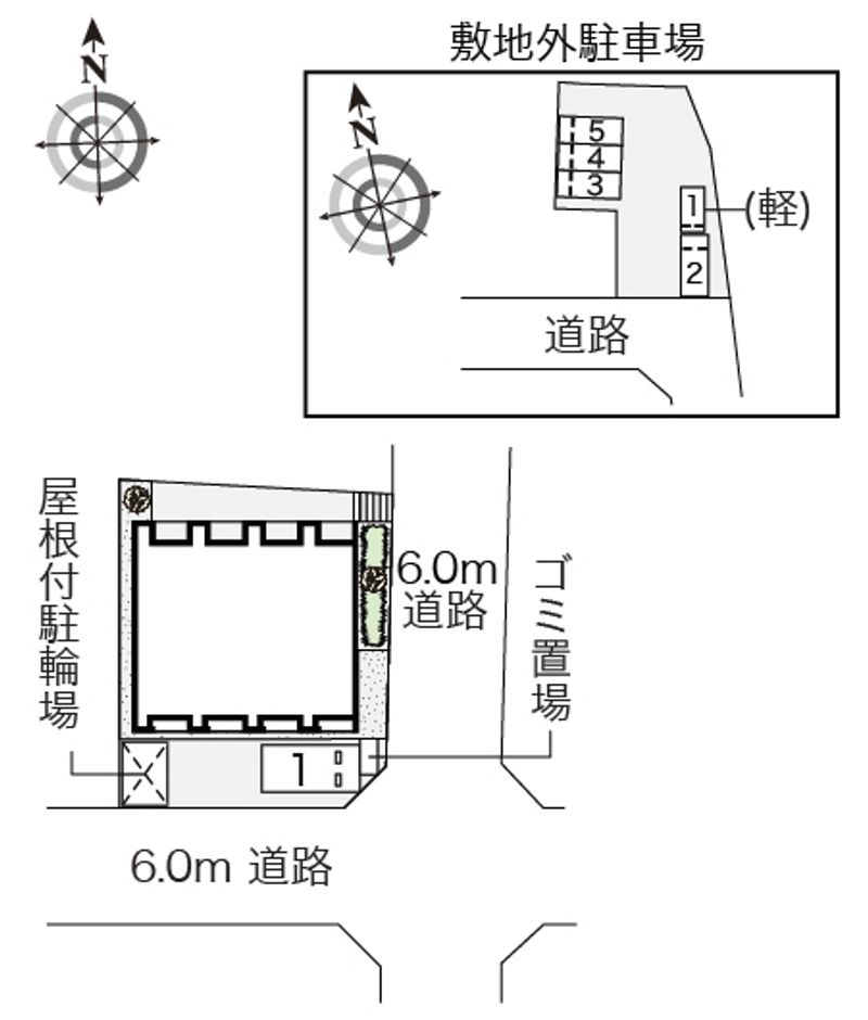 レオネクスト松橋 配置図
