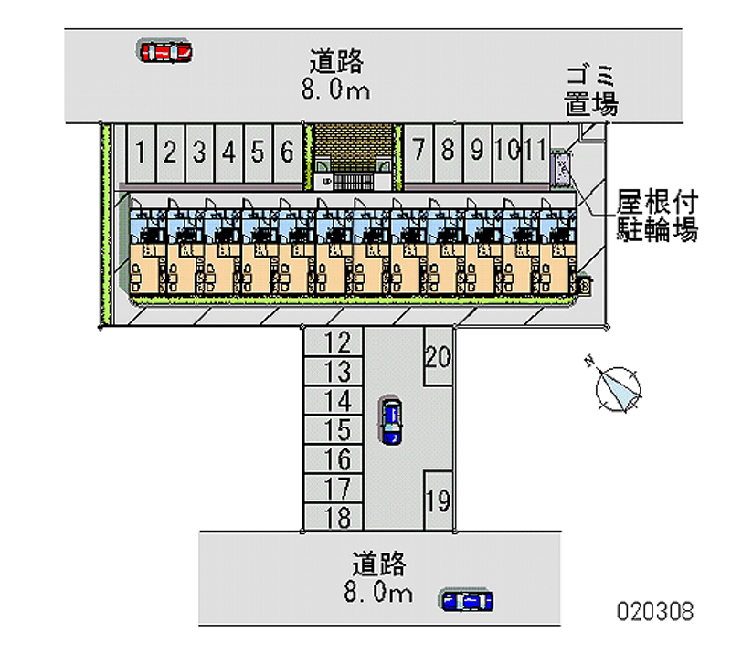 レオパレスＫ．Ｙ 月極駐車場