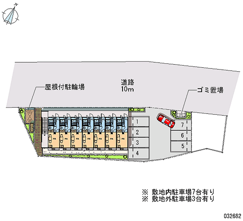 レオパレスｔａｃｈｉｂａｎａ 月極駐車場