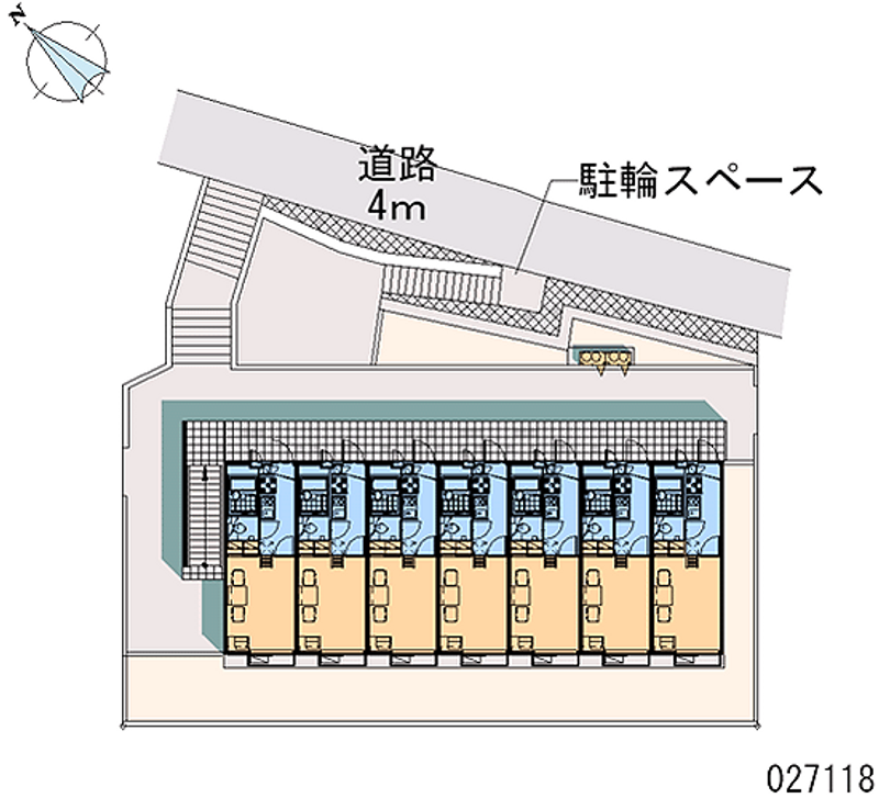 レオパレスＳｗｉｎｇ　ｈｉｌｌ 区画図