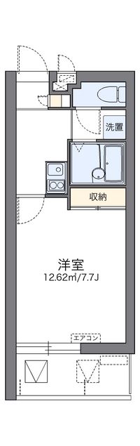 レオパレス真嘉比 間取り図