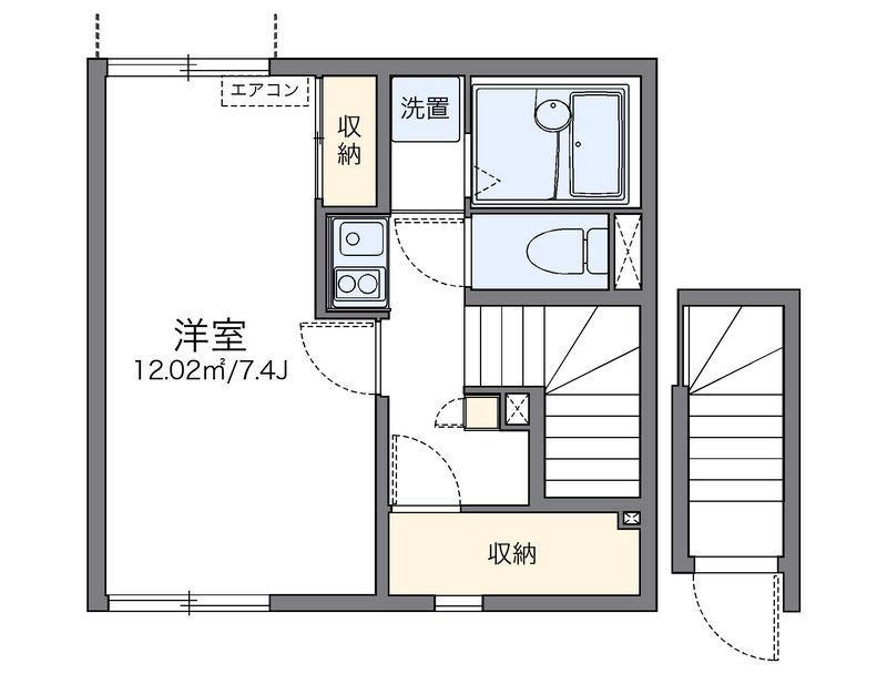 レオネクスト喜多Ⅱ 間取図